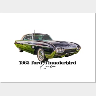 1963 Ford Thunderbird Landau Posters and Art